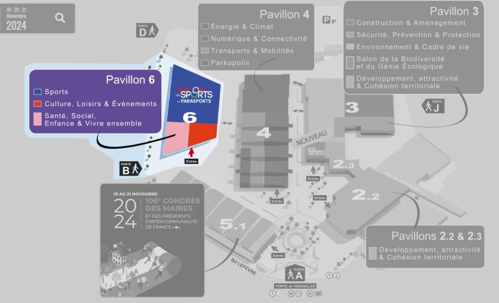 Plan du Salon des maires