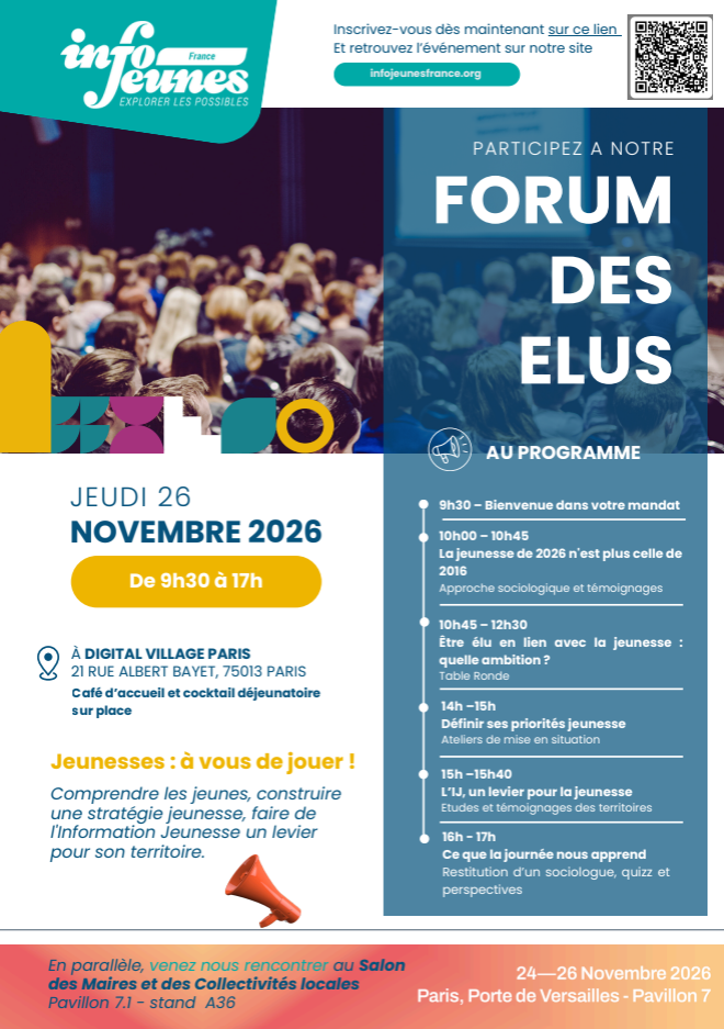 Affiche du Forum des élus 2026